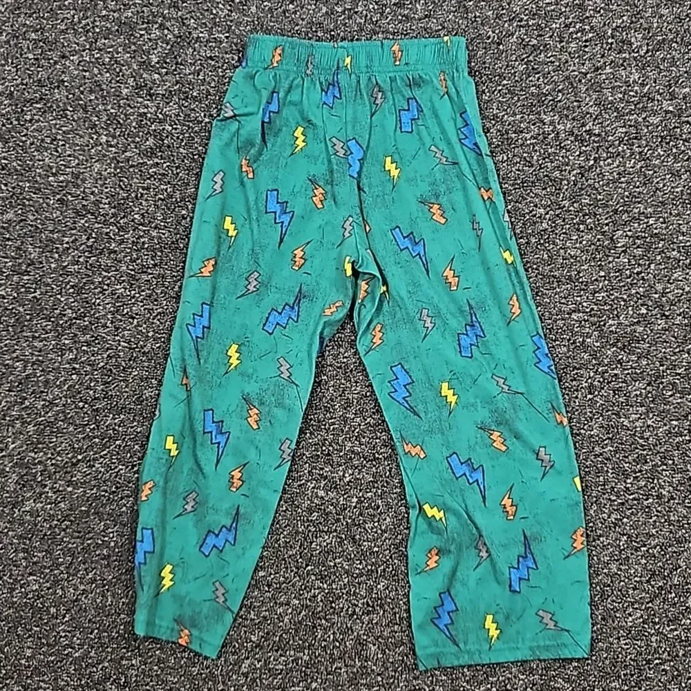 Circo Boys 8-10 Green with Lightning Bolt Pajama Bottoms